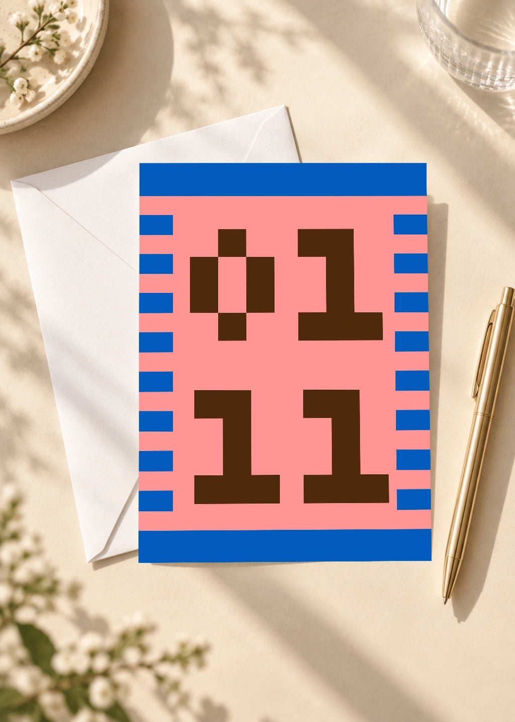January 11 DAYMARK card — Pixel Border — scene 4
