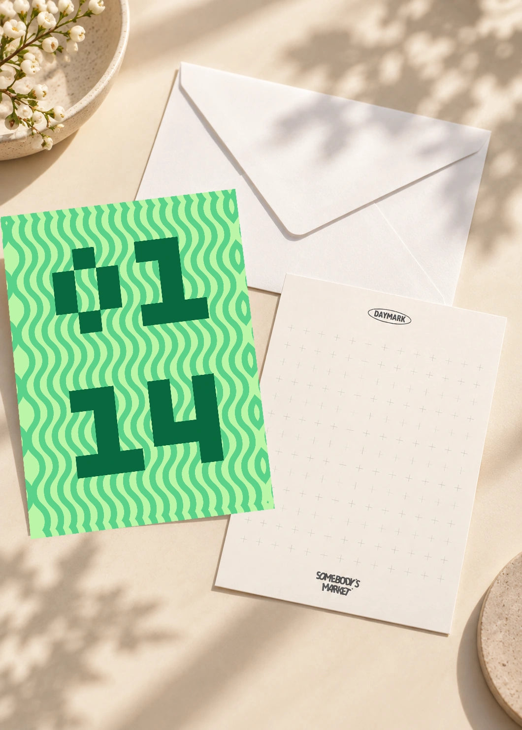 January 14 DAYMARK card — Green Current — scene 2