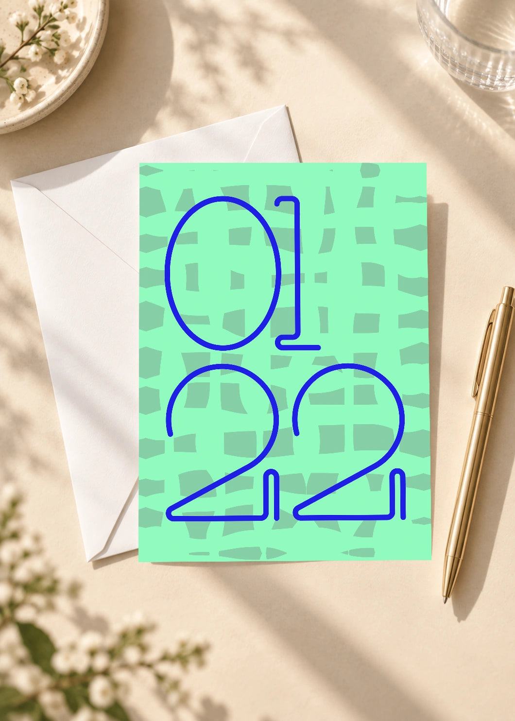 January 22 DAYMARK card — Mint Matrix — scene 4