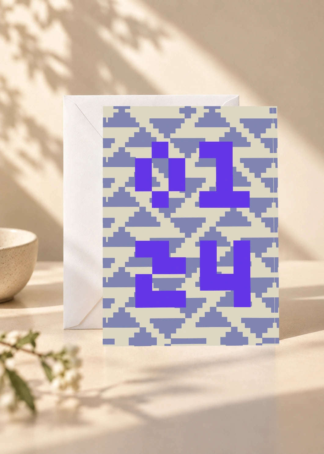 January 24 DAYMARK card — Violet Weave — scene 1