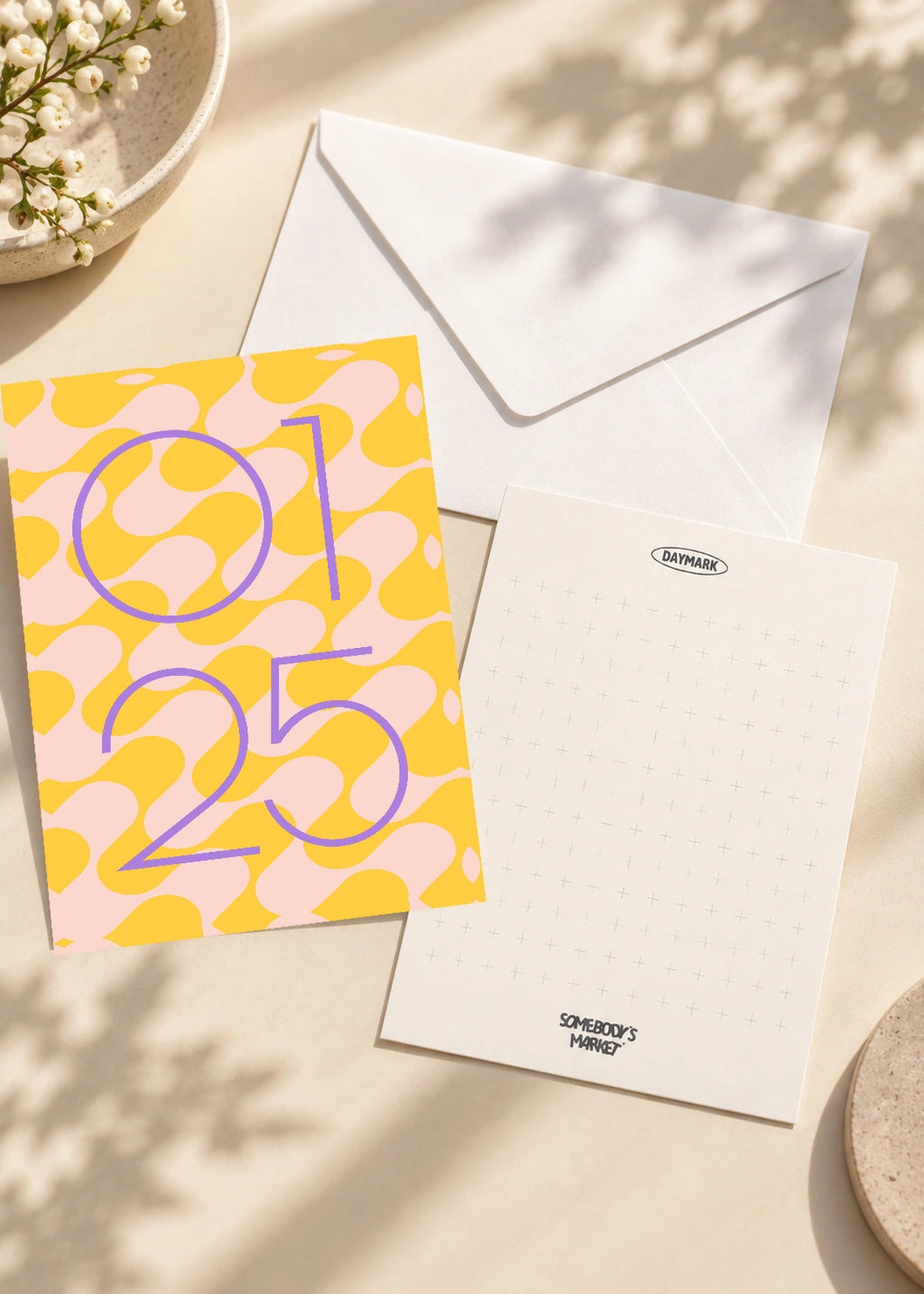 January 25 DAYMARK card — Apricot Loop — scene 2