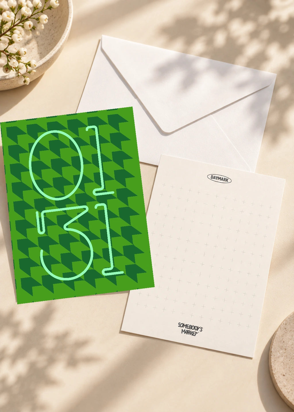 January 31 DAYMARK card — Forest Grid — scene 2