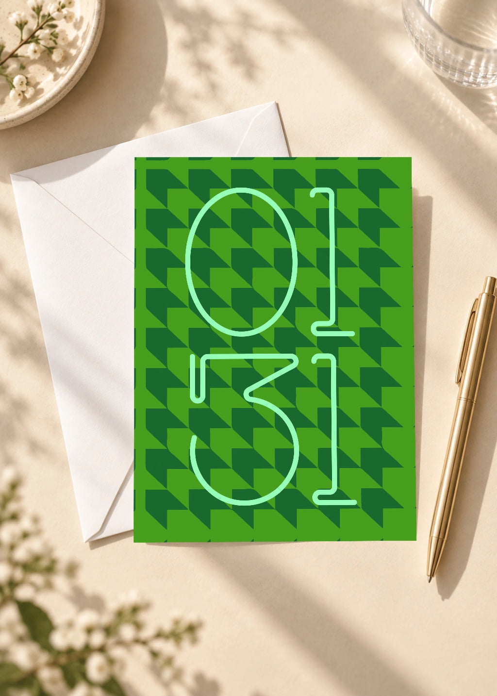 January 31 DAYMARK card — Forest Grid — scene 4