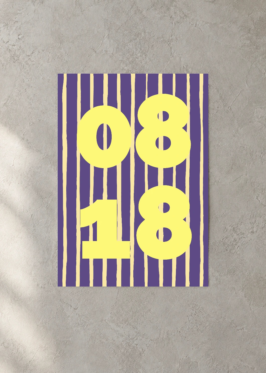 August 18 DAYMARK Poster — Lemon Rails — concrete wall