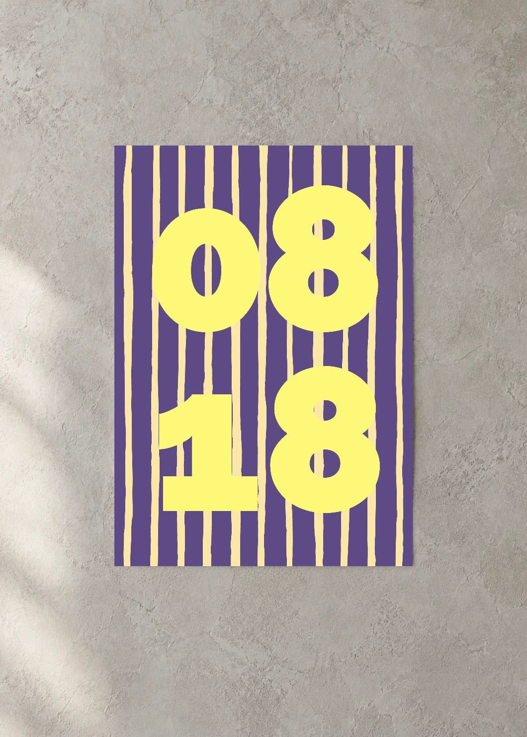August 18 DAYMARK Poster — Lemon Rails — concrete wall