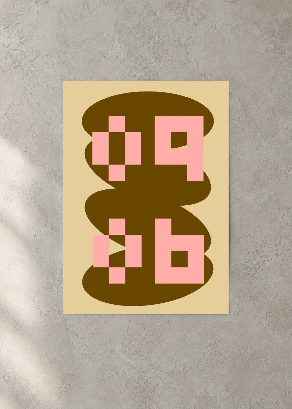 September 6 DAYMARK Poster — Cocoa Capsule — concrete wall
