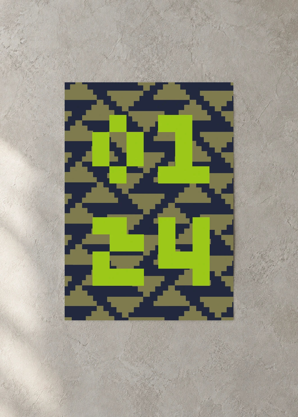 May 24 DAYMARK Poster — Acid Weave — concrete wall