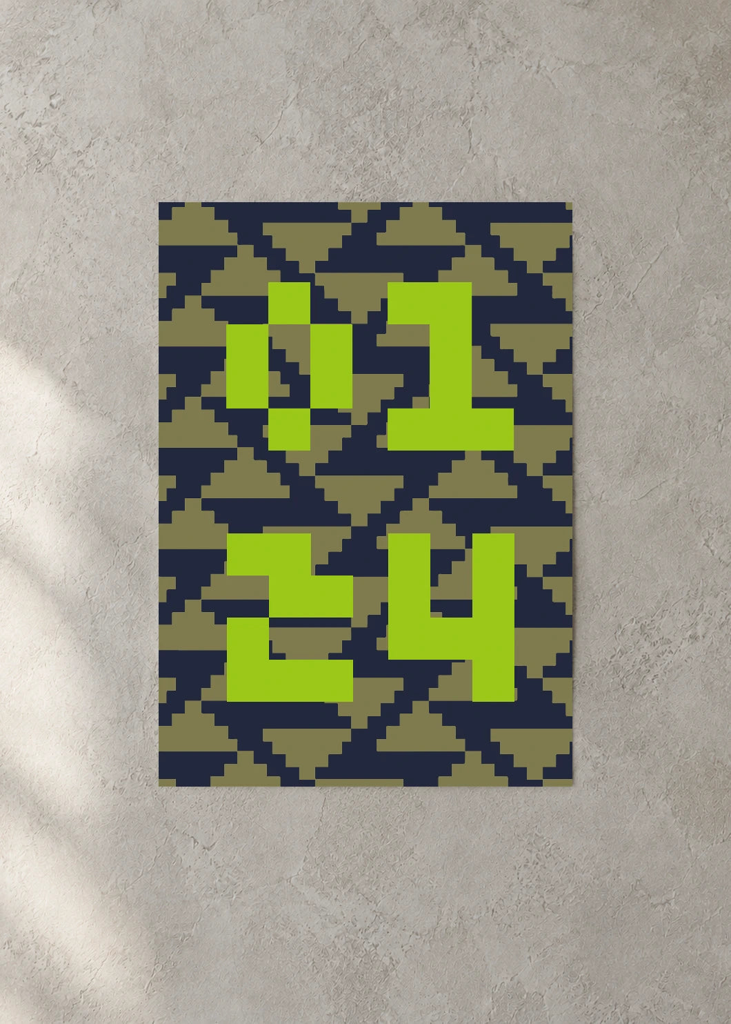 May 24 DAYMARK Poster — Acid Weave — concrete wall