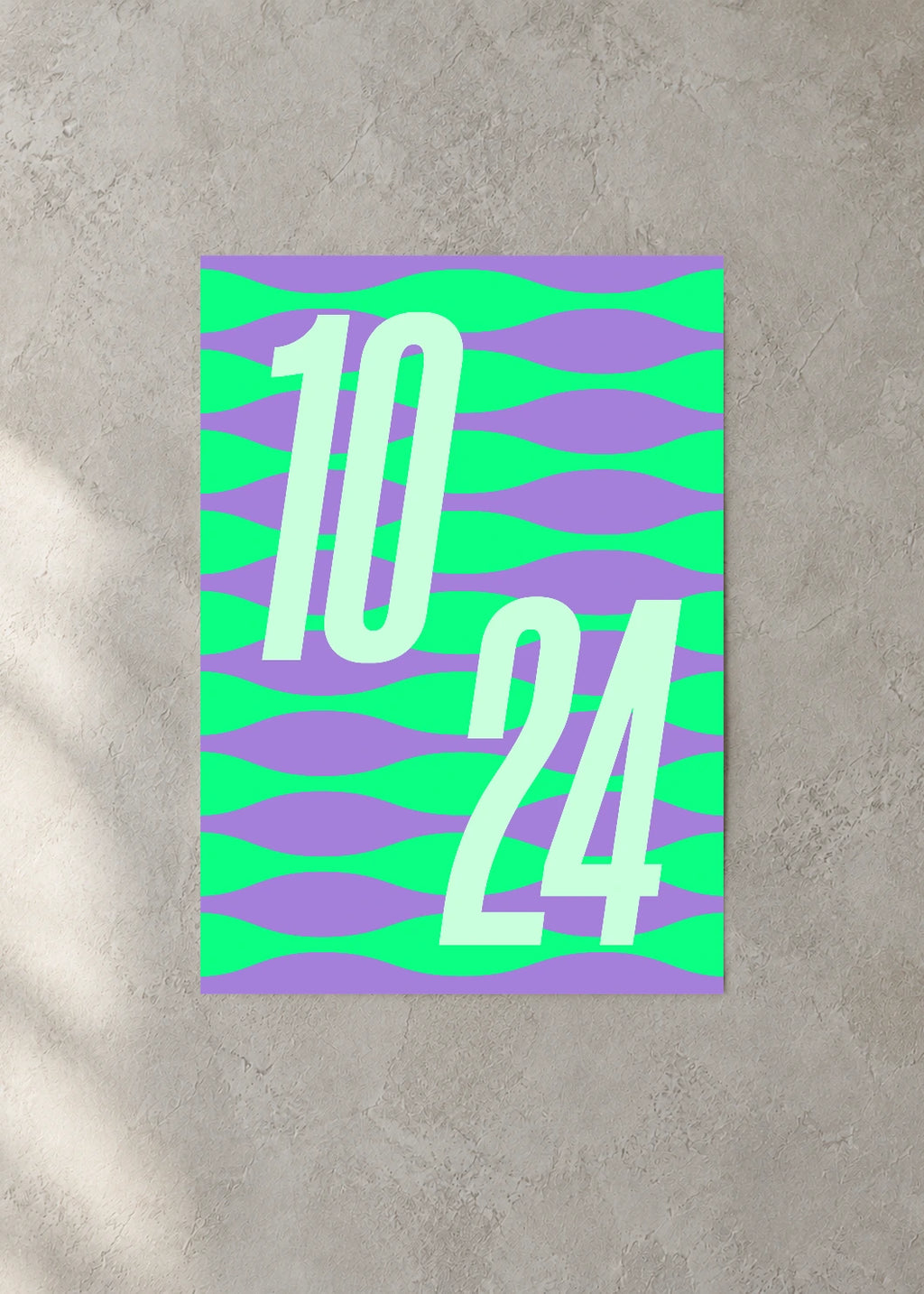 October 24 DAYMARK Poster — White River — concrete wall