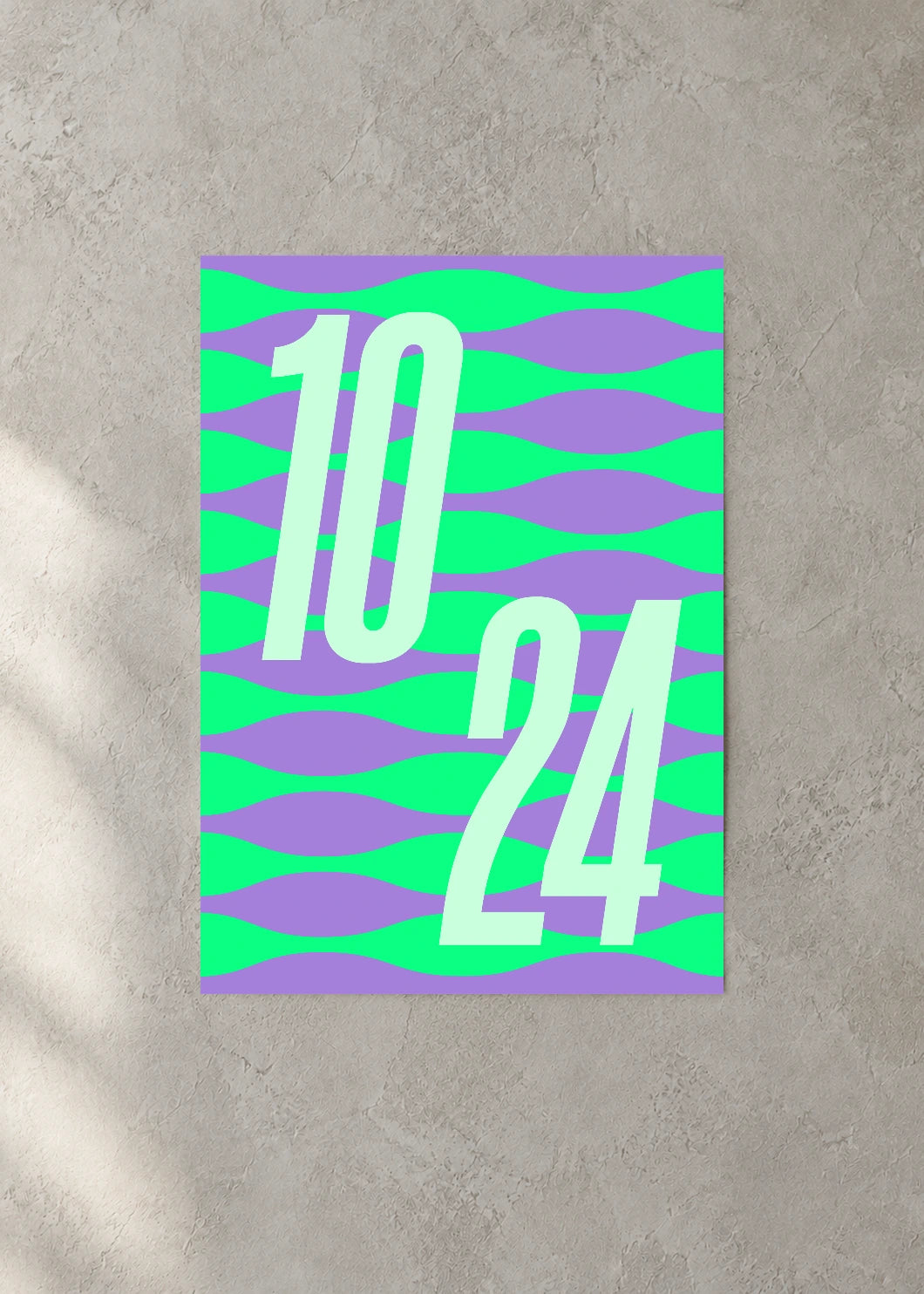 October 24 DAYMARK Poster — White River — concrete wall