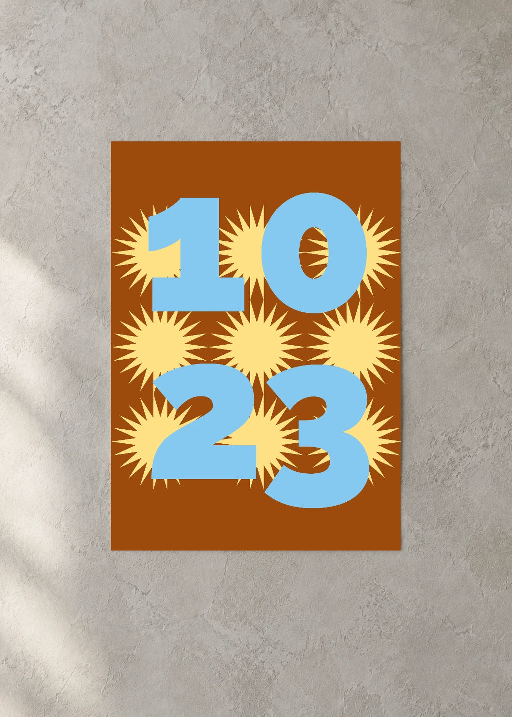 October 23 DAYMARK Poster — Ice Suns — concrete wall