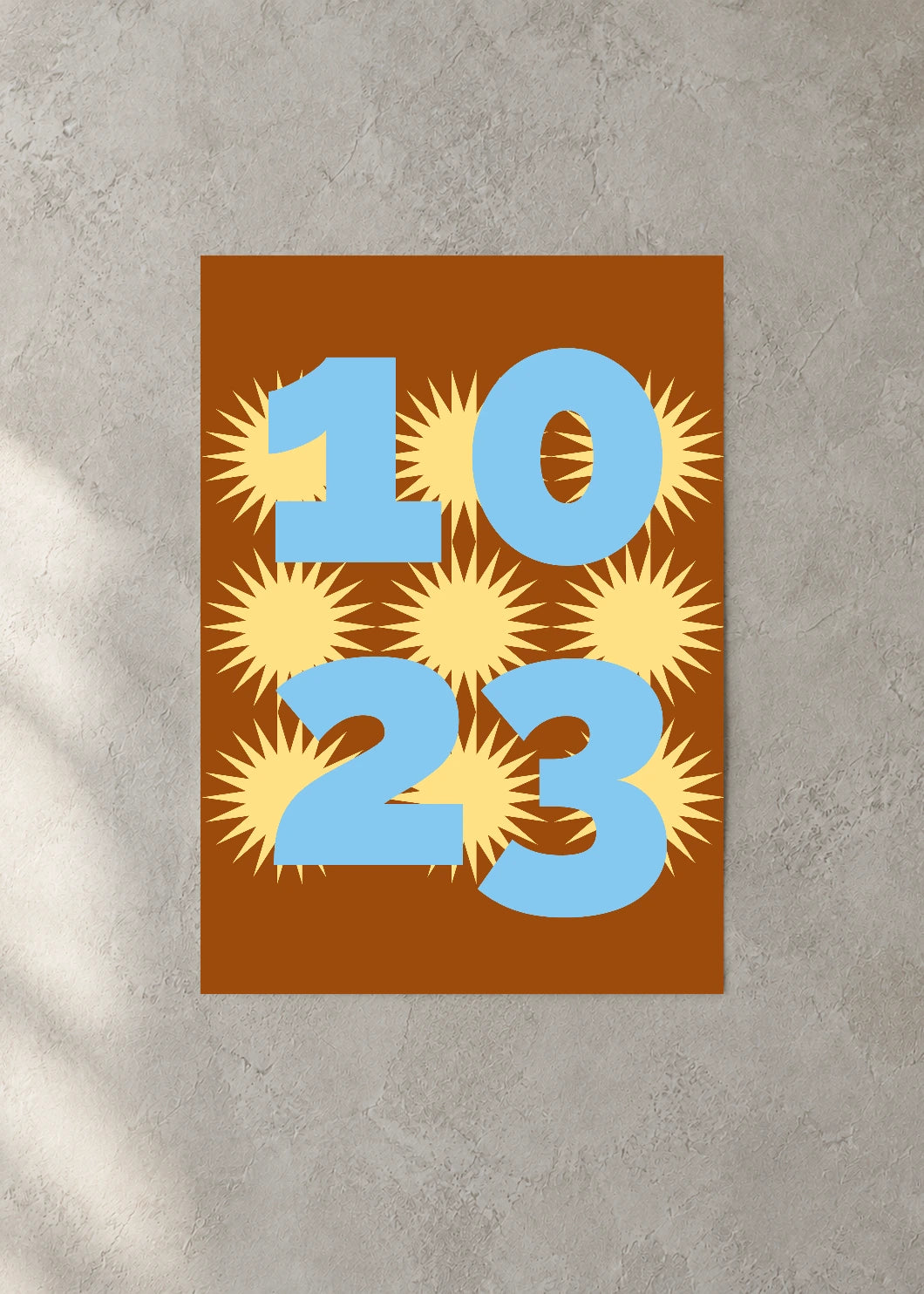 October 23 DAYMARK Poster — Ice Suns — concrete wall