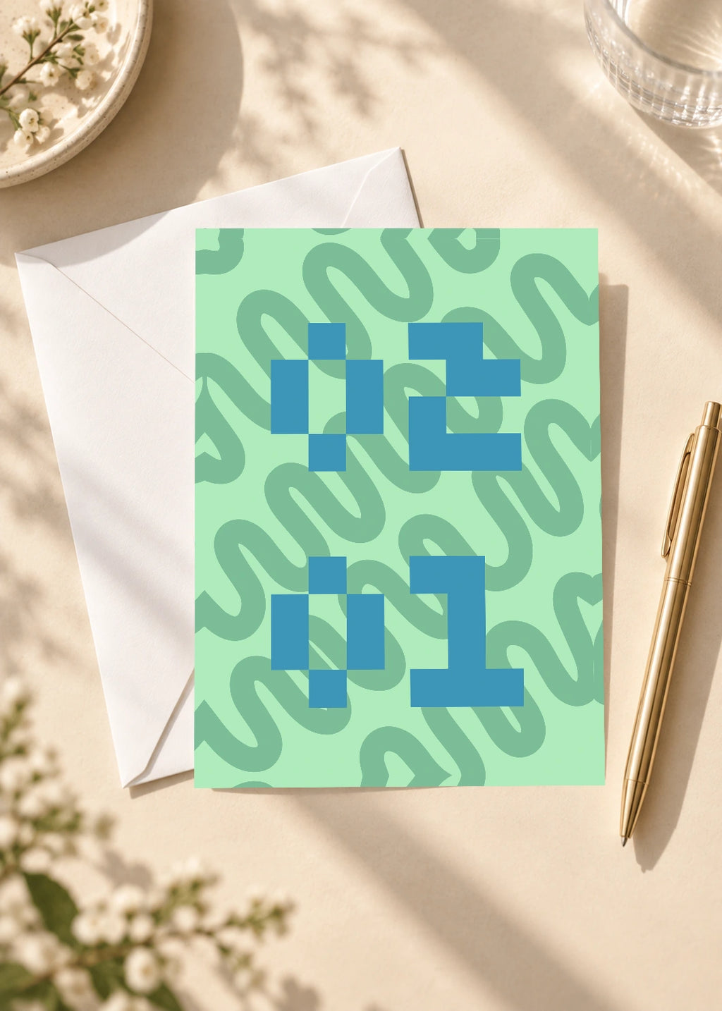 February 1 DAYMARK card — Mint Modules — scene 4