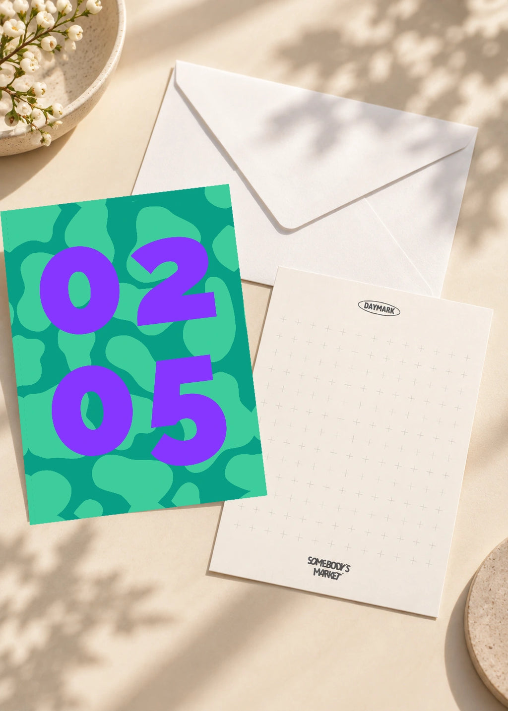 February 5 DAYMARK card — Lagoon Shapes — scene 2
