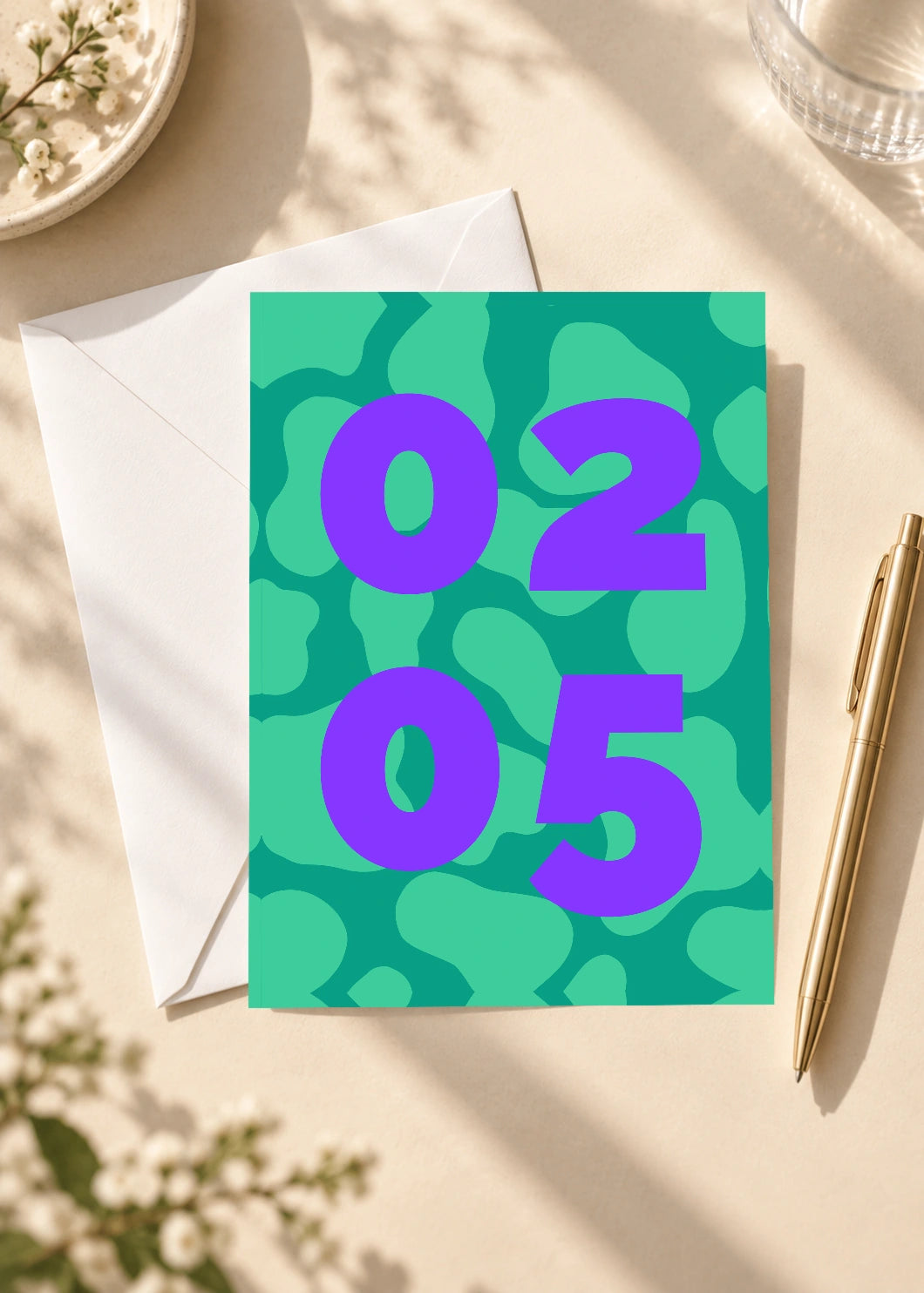 February 5 DAYMARK card — Lagoon Shapes — scene 4