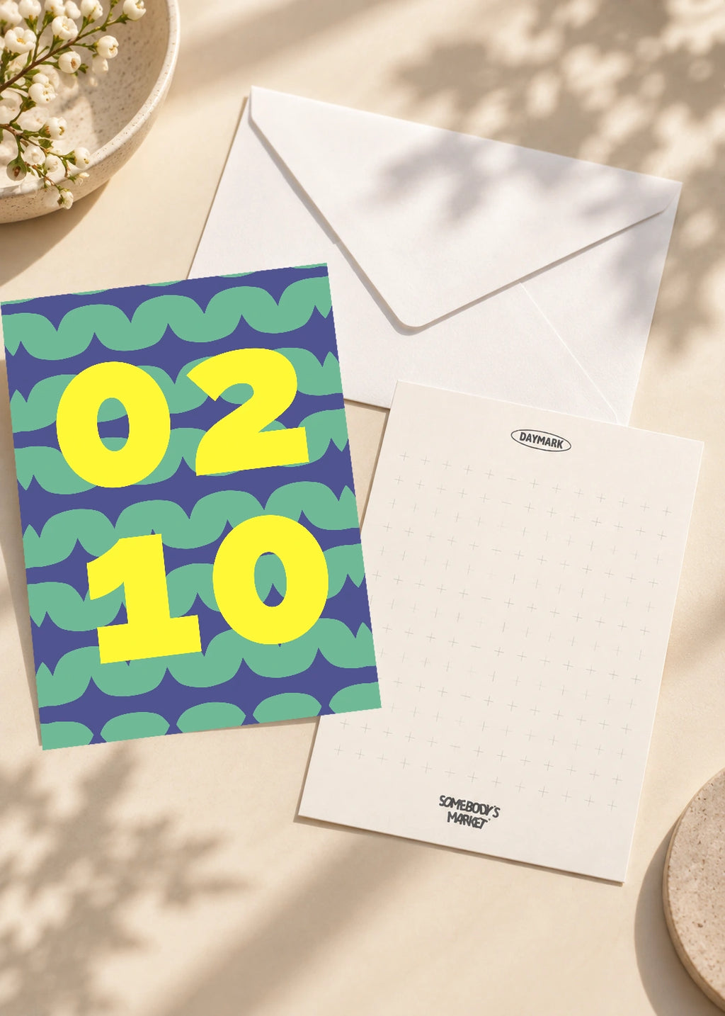 February 10 DAYMARK card — Lemon Waves — scene 2