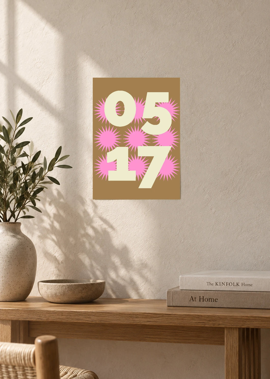 May 17 DAYMARK Poster — Pink Solar — furniture