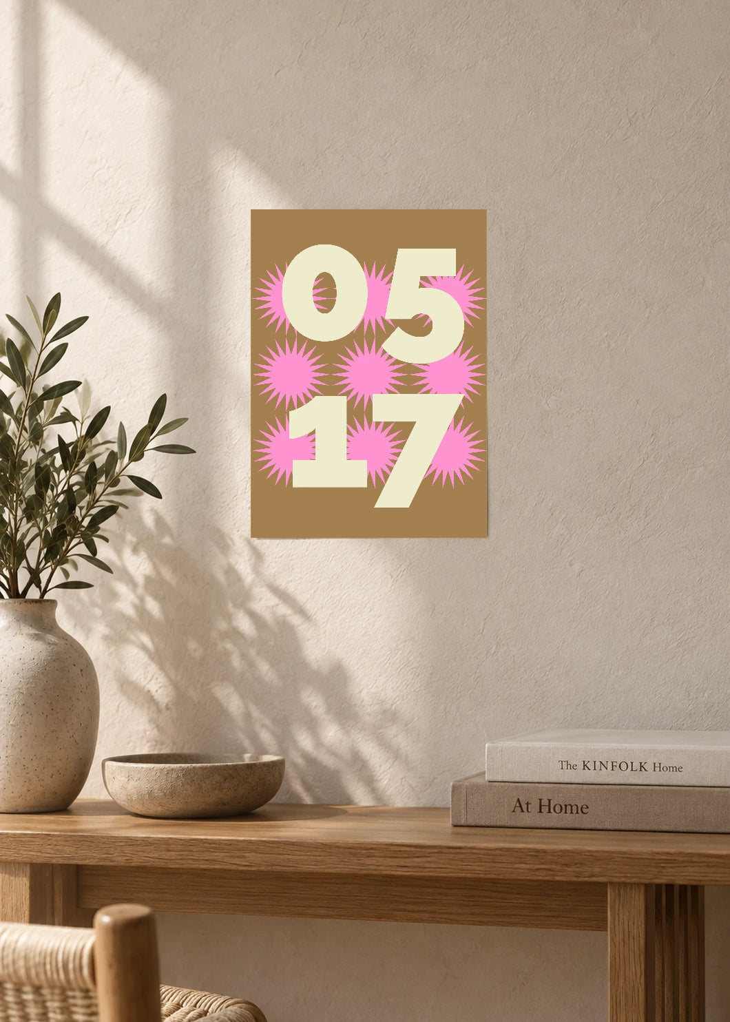 May 17 DAYMARK Poster — Pink Solar — furniture