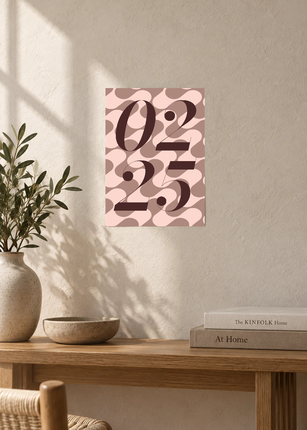 February 25 DAYMARK Poster — Cocoa Swirl — furniture