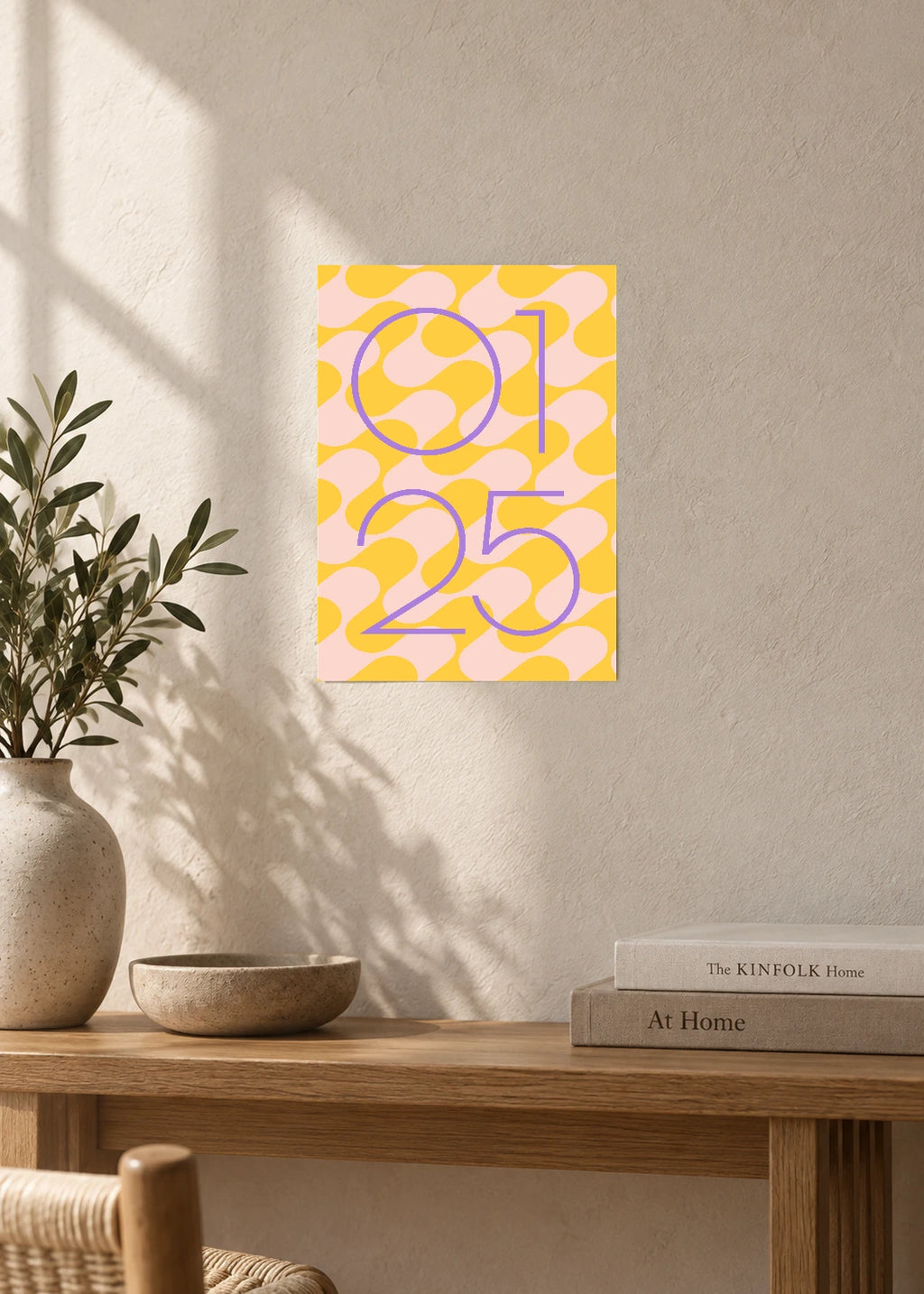 January 25 DAYMARK Poster — Apricot Loop — furniture