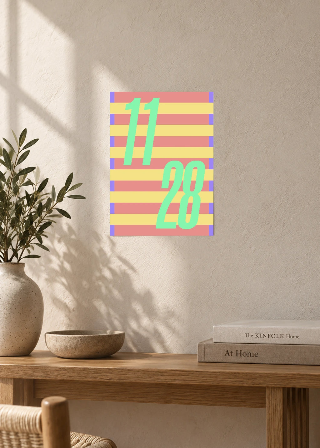 November 28 DAYMARK Poster — Mint Bands — furniture