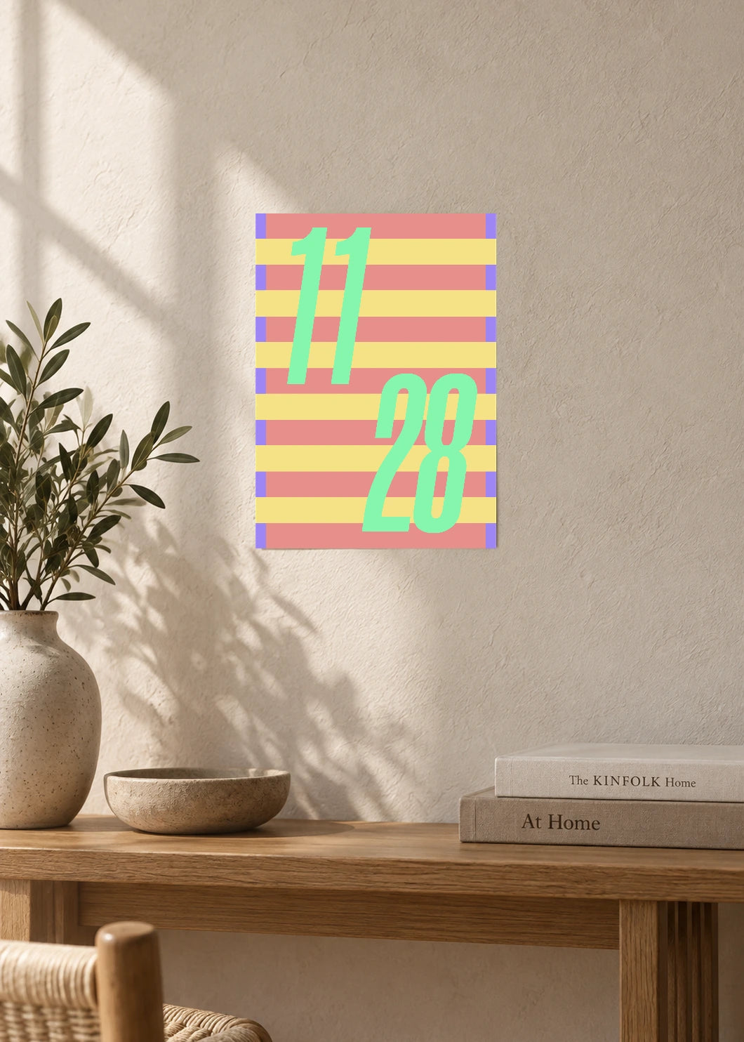 November 28 DAYMARK Poster — Mint Bands — furniture