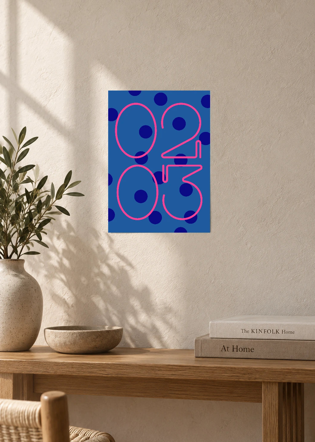 February 3 DAYMARK Poster — Pink Orbit — furniture