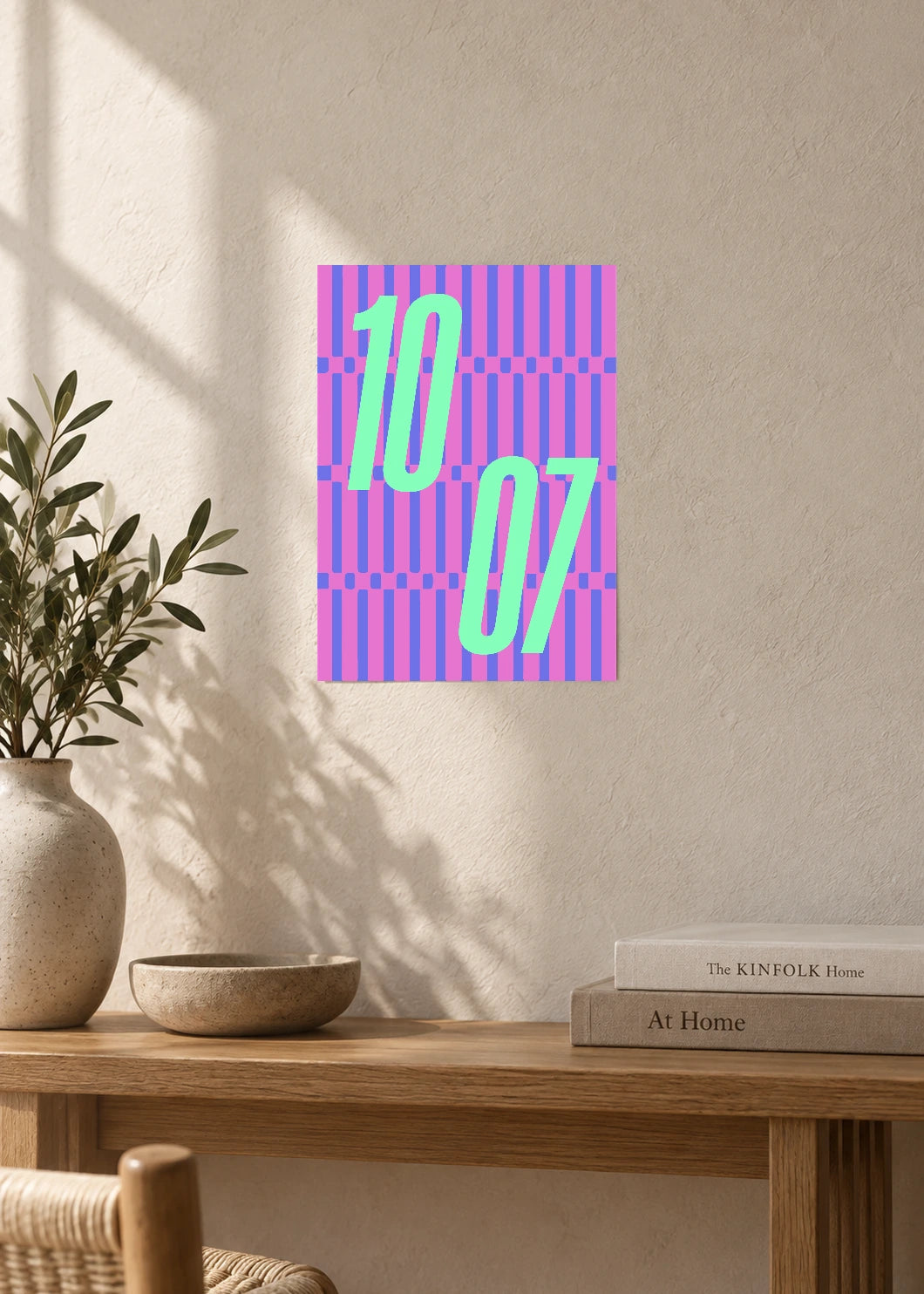 October 7 DAYMARK Poster — Mint Rail — furniture