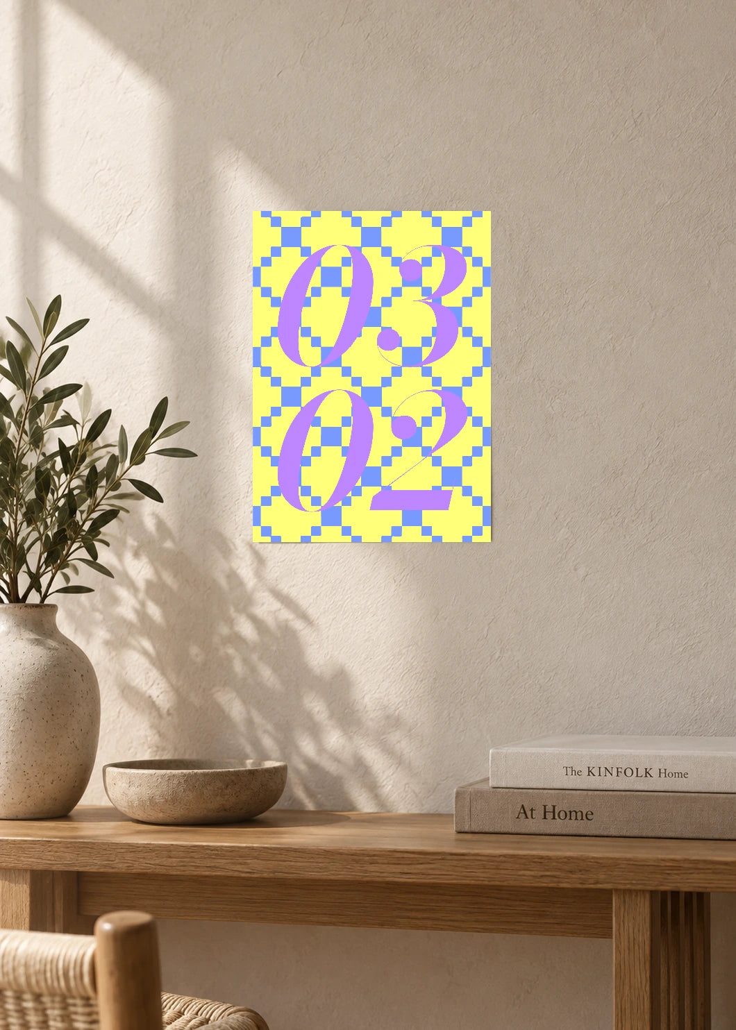 March 2 DAYMARK Poster — Lemon Mosaic — furniture
