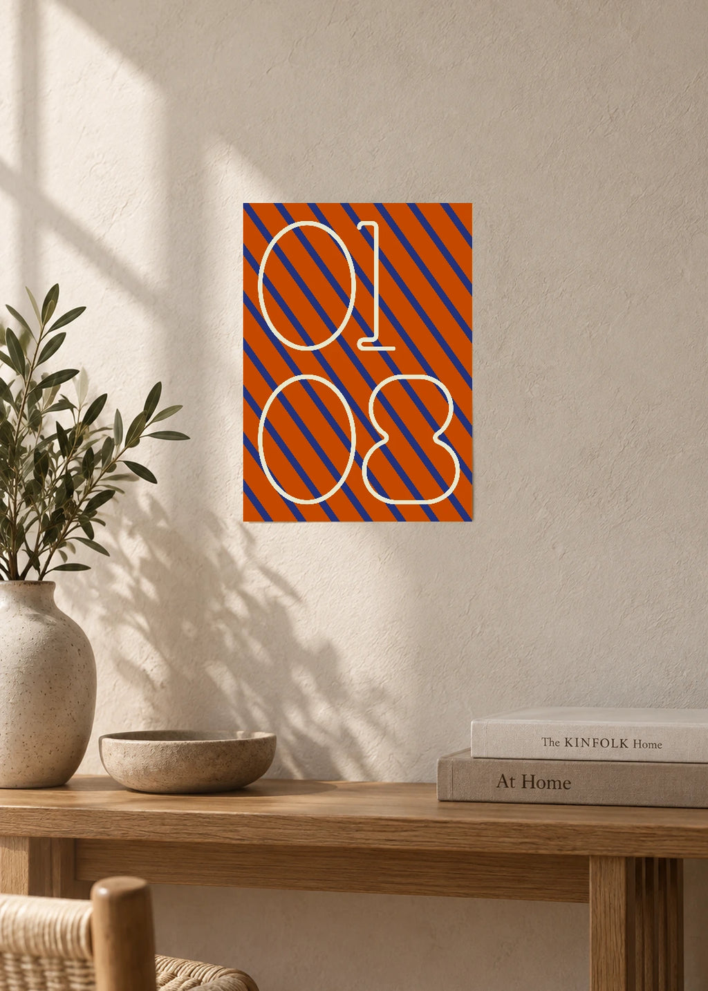 January 8 DAYMARK Poster — Slant Signal — furniture