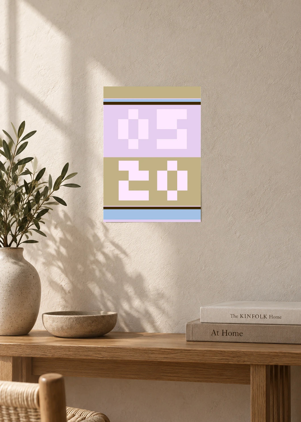 May 20 DAYMARK Poster — Lilac Frame — furniture