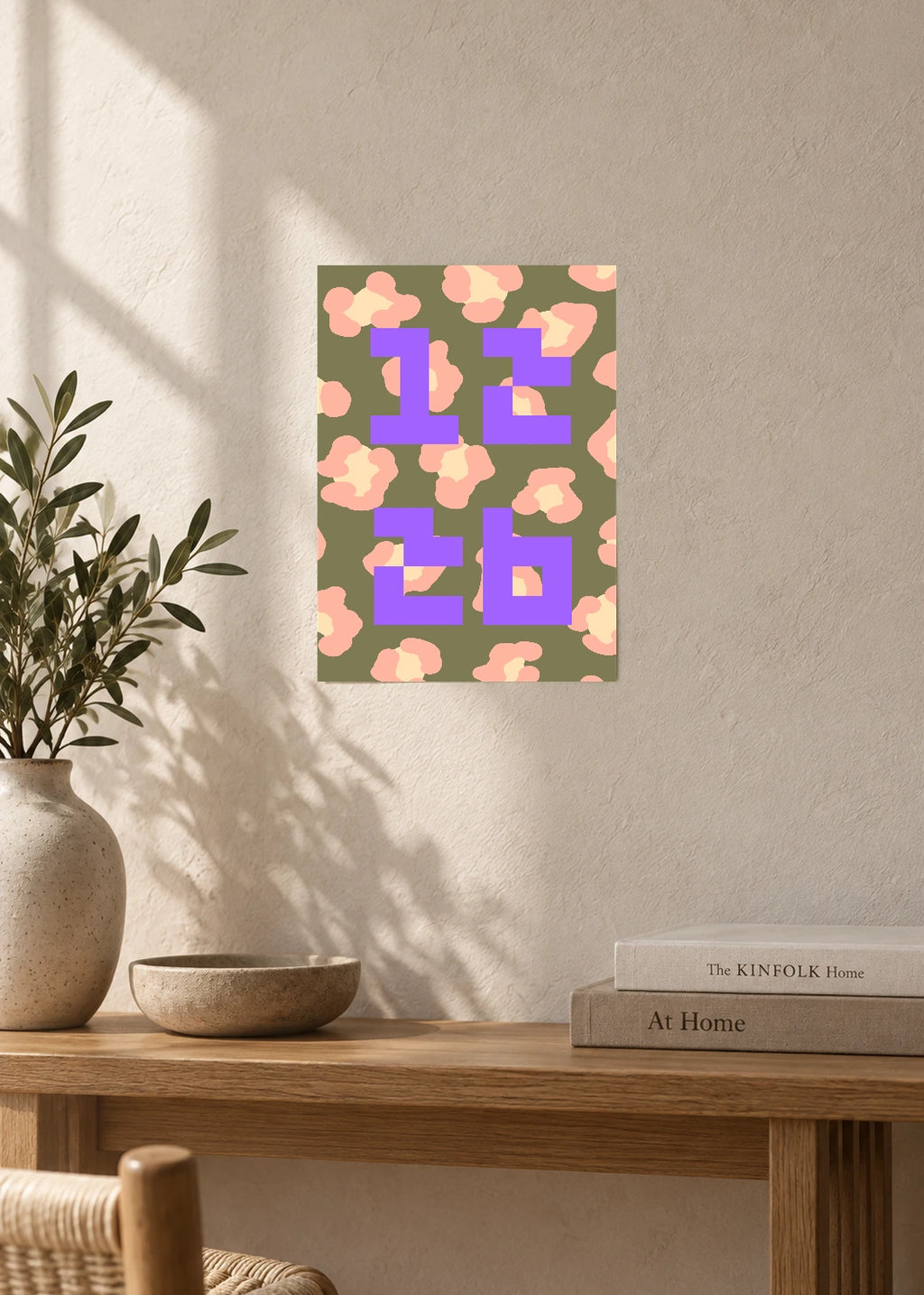 December 26 DAYMARK Poster — Lavender Confetti — furniture
