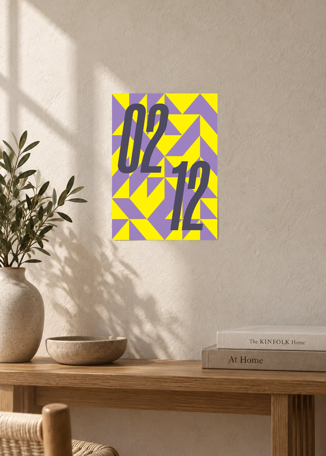 February 12 DAYMARK Poster — Graphic Cut — furniture