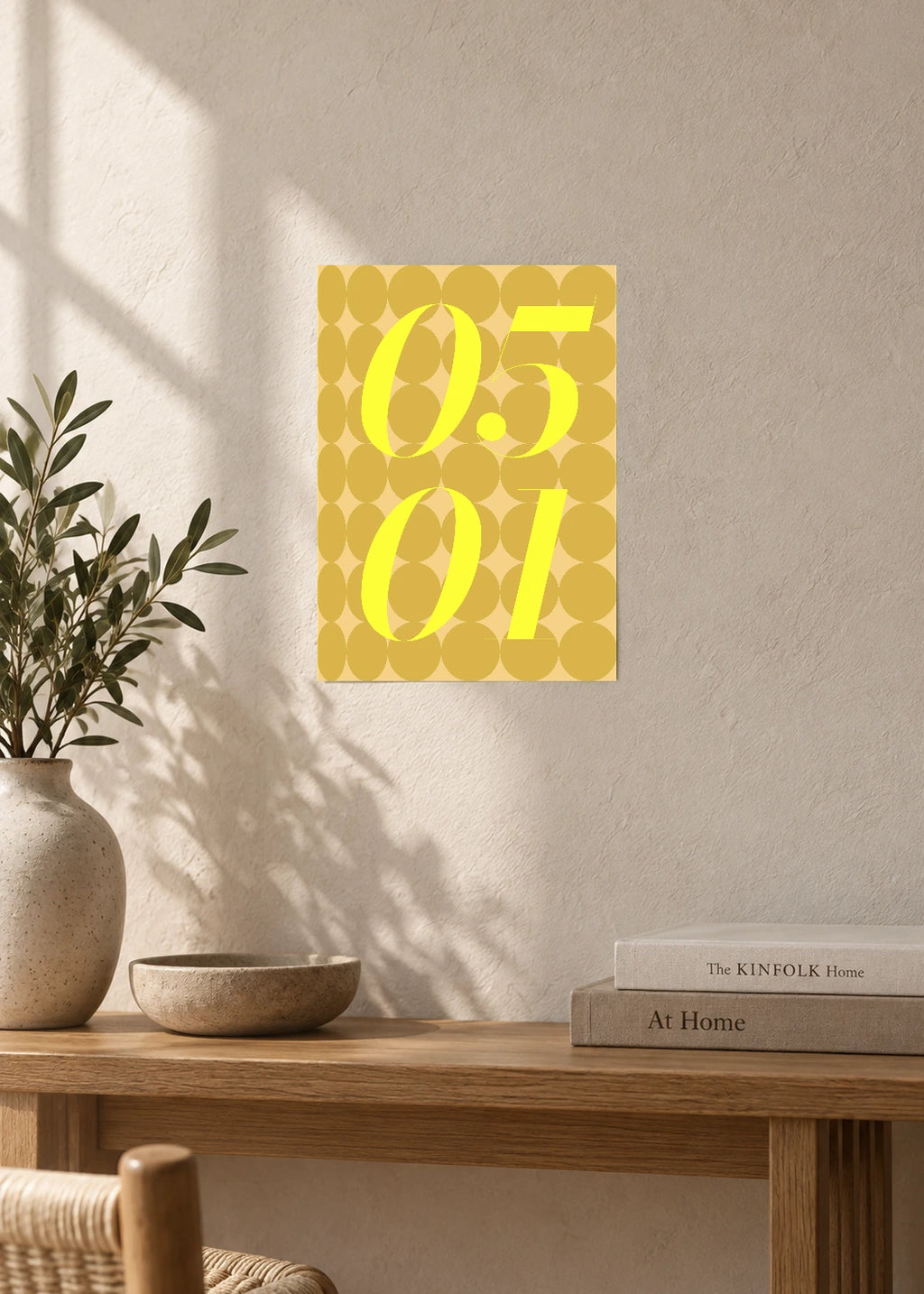 May 1 DAYMARK Poster — Golden Rhythm — furniture