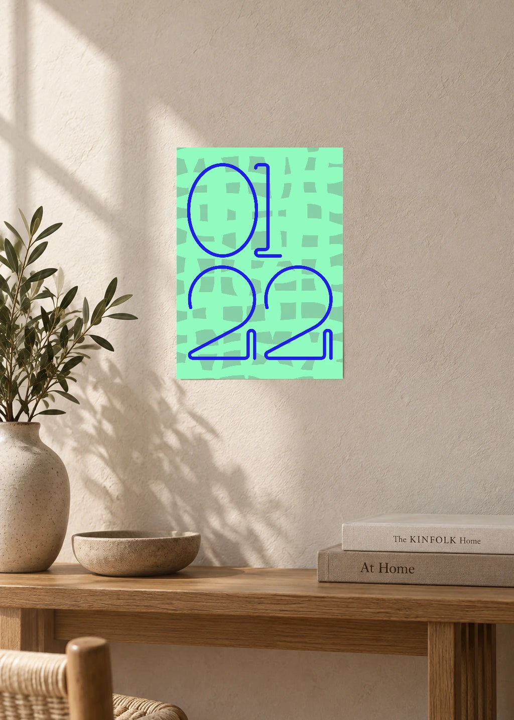 January 22 DAYMARK Poster — Mint Matrix — furniture