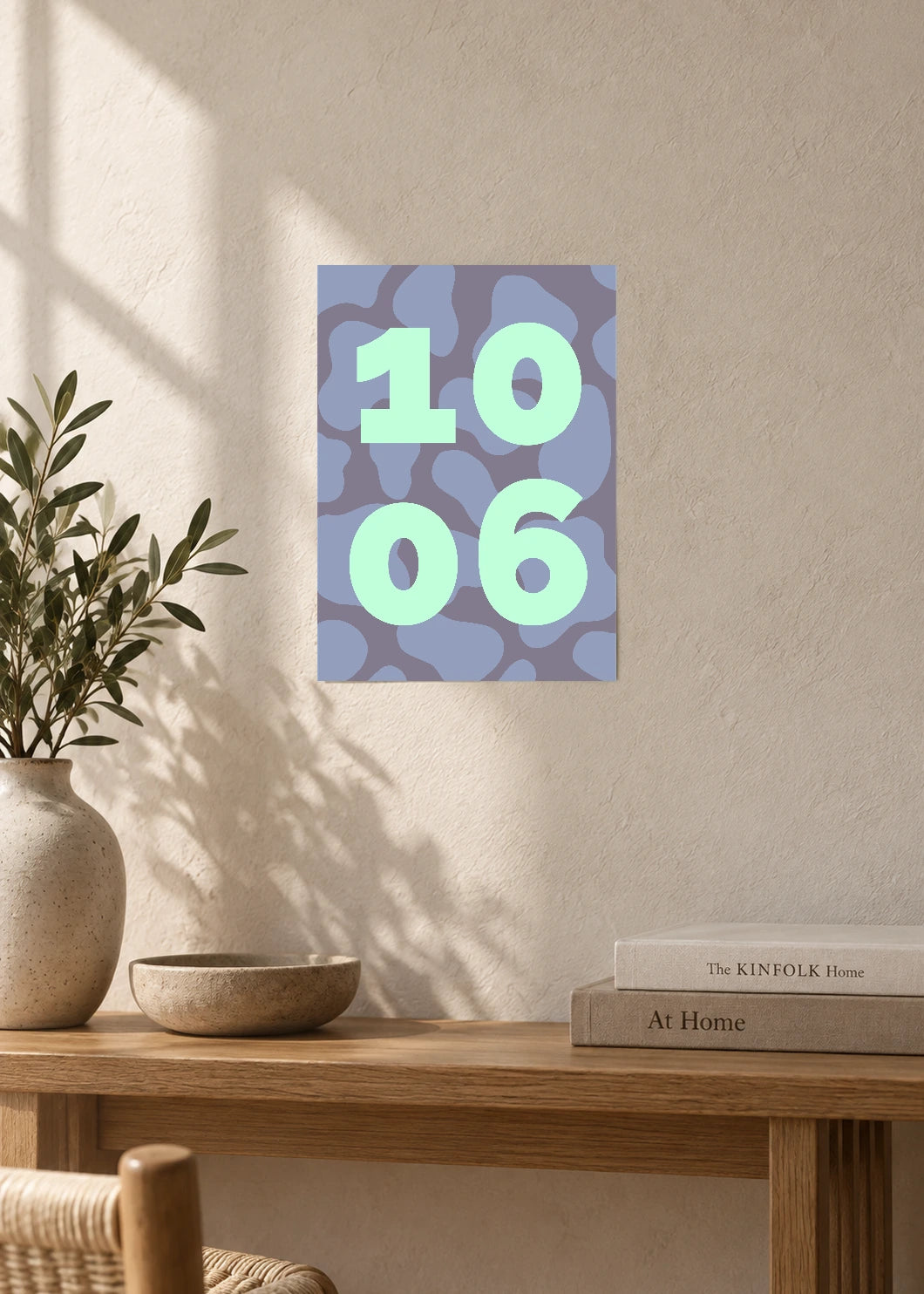 October 6 DAYMARK Poster — Mint Shapes — furniture