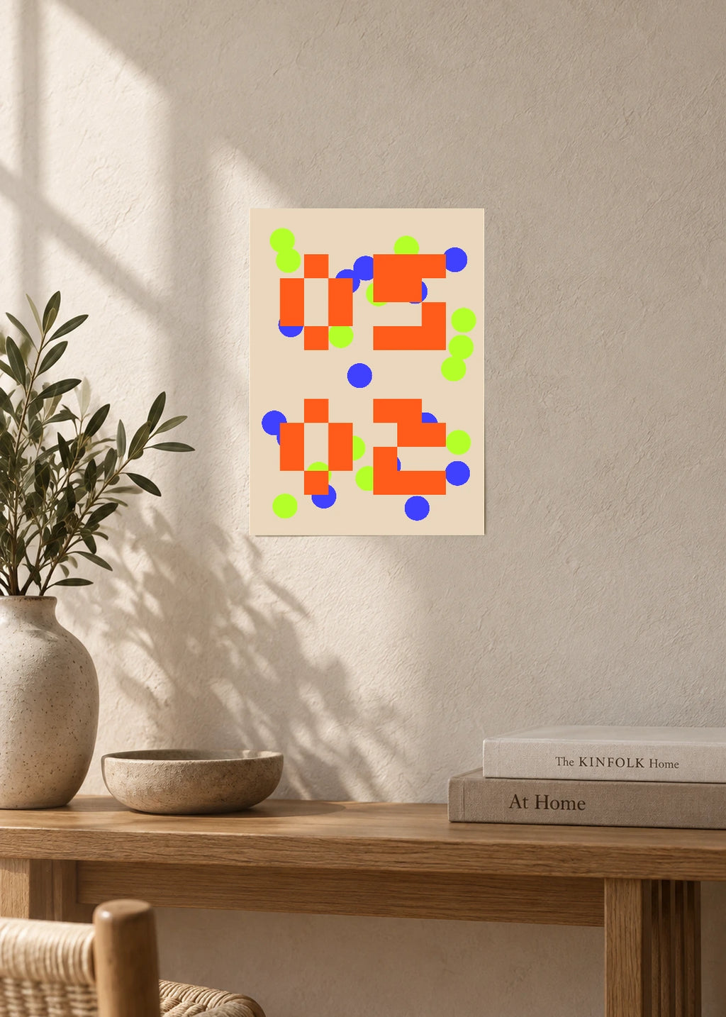 May 2 DAYMARK Poster — Primary Blocks — furniture
