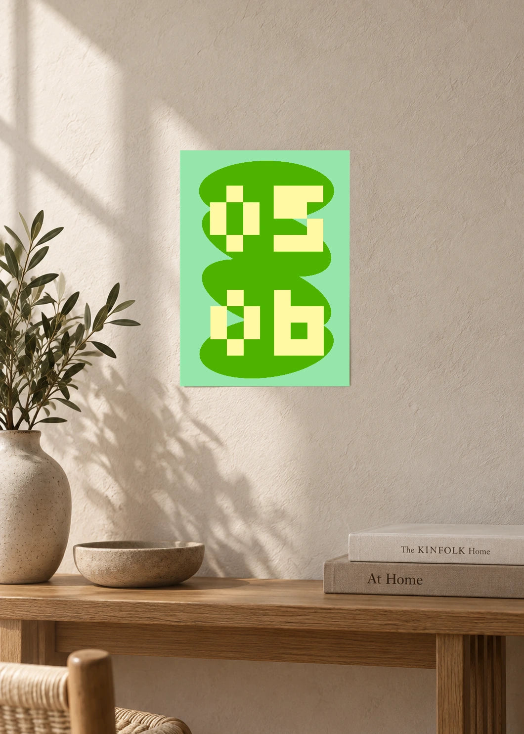May 6 DAYMARK Poster — Green Capsule — furniture