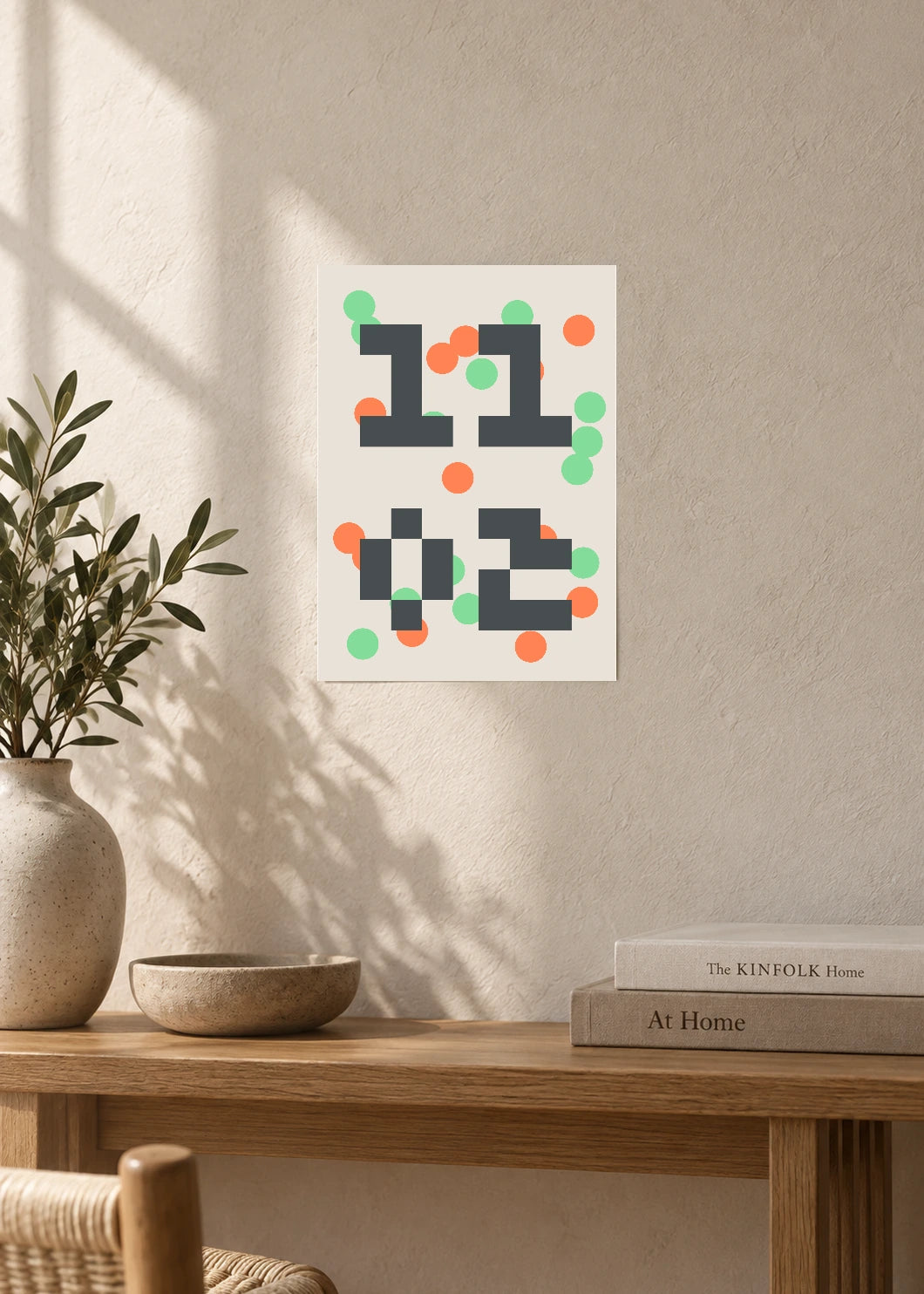 November 2 DAYMARK Poster — Charcoal Modules — furniture