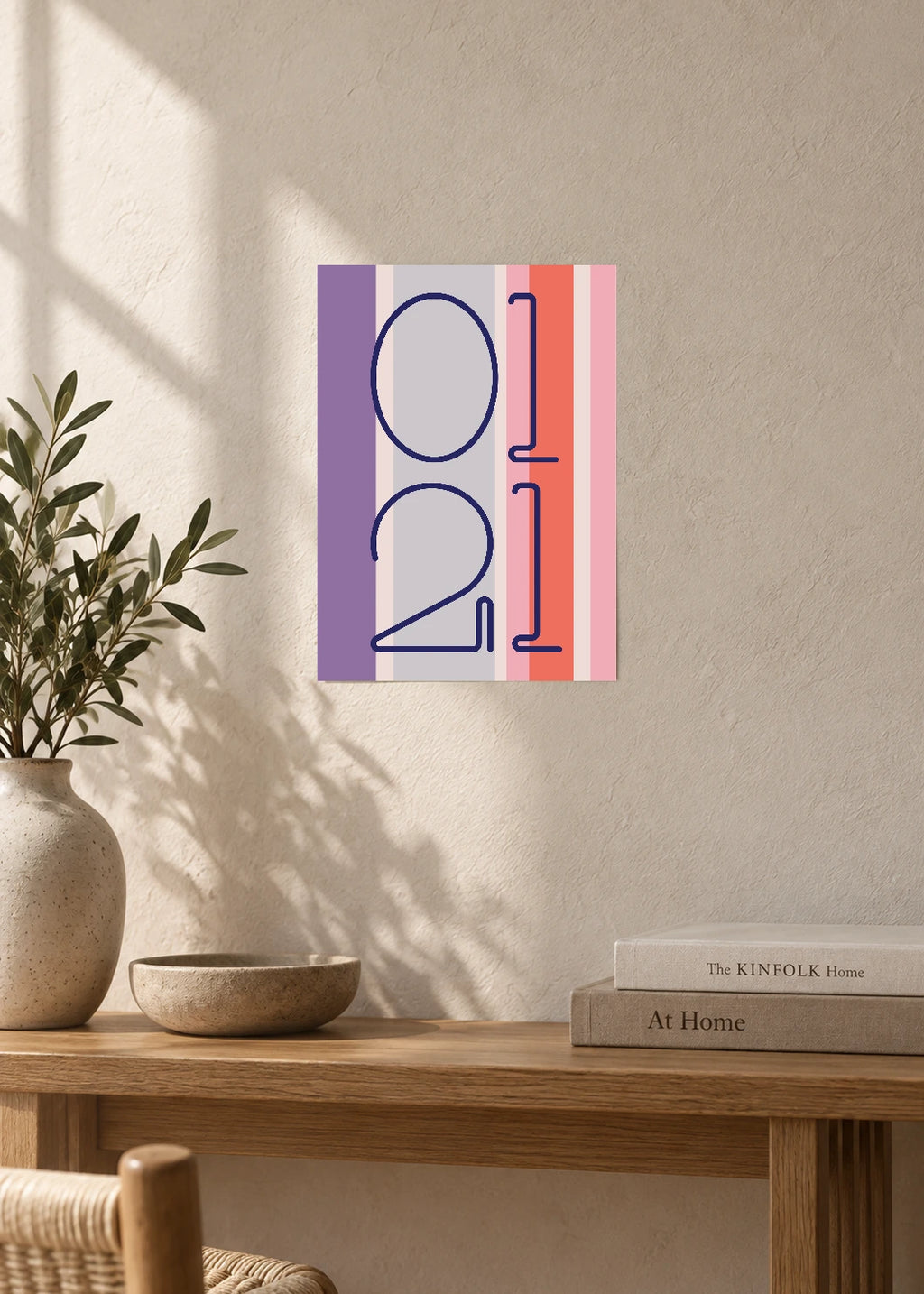 January 21 DAYMARK Poster — Coral Columns — furniture