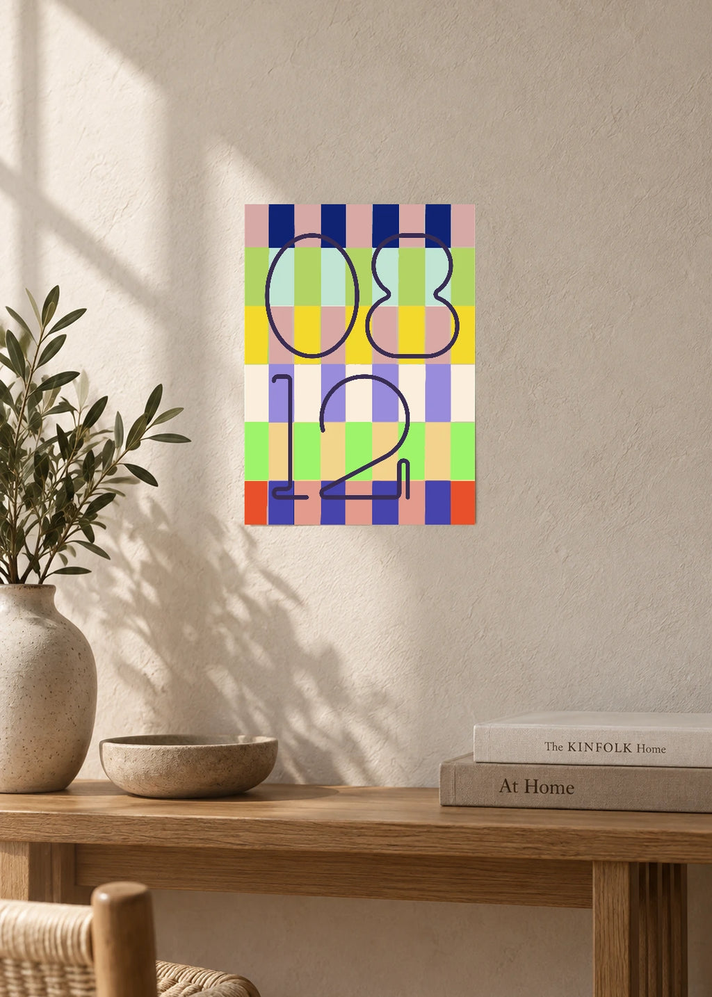 August 12 DAYMARK Poster — Ink Window — furniture