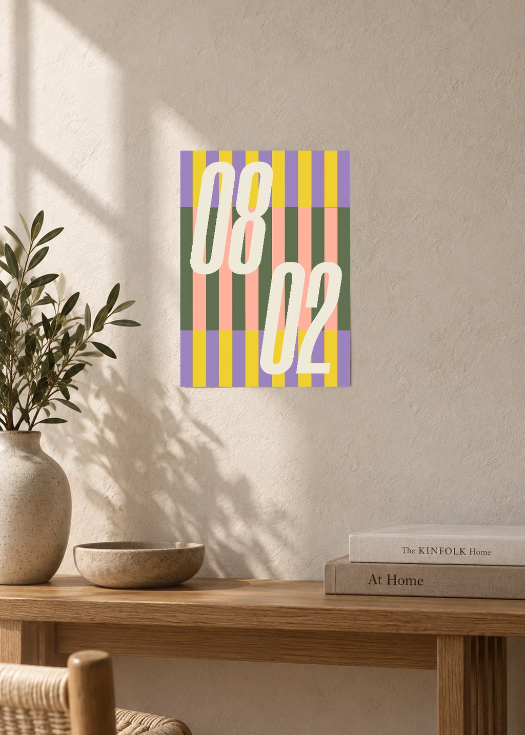August 2 DAYMARK Poster — Ivory Rails — furniture