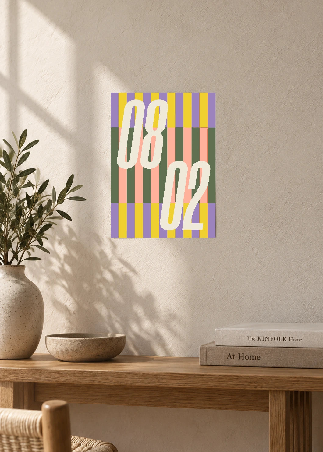 August 2 DAYMARK Poster — Ivory Rails — furniture