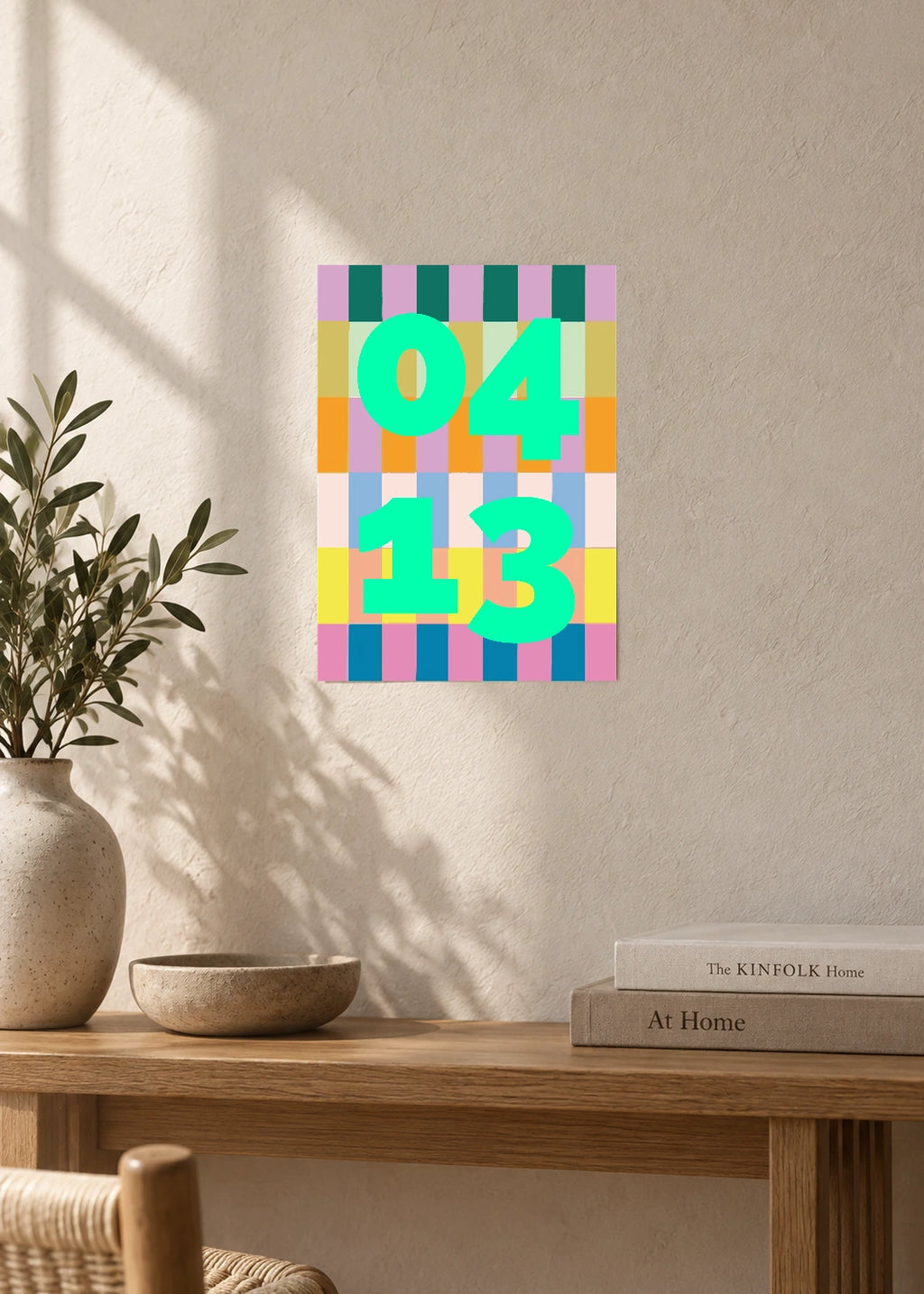 April 13 DAYMARK Poster — Mint Punch — furniture