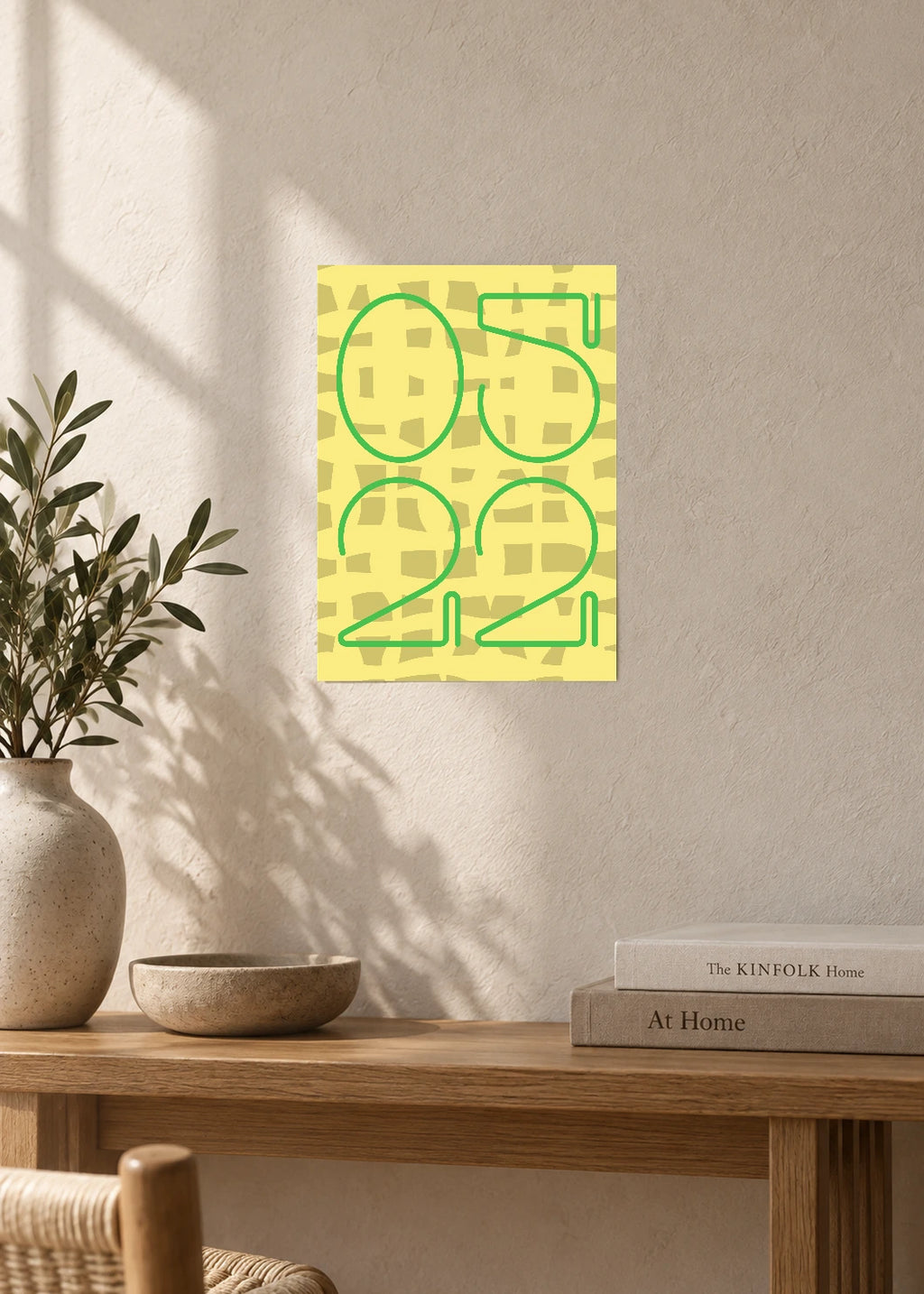 May 22 DAYMARK Poster — Lime Matrix — furniture