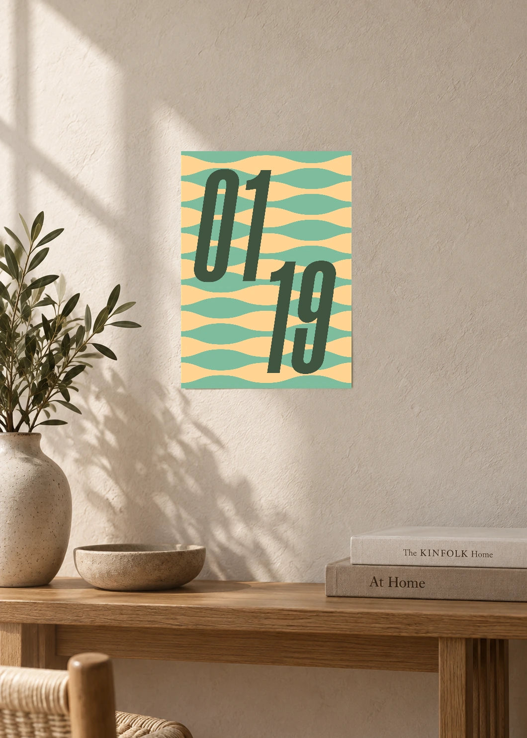 January 19 DAYMARK Poster — Sand Current — furniture