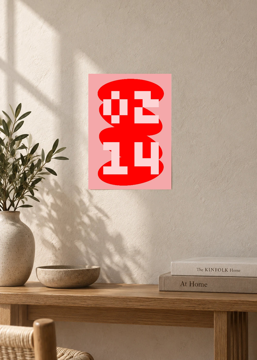 February 14 DAYMARK Poster — Red Capsule — furniture