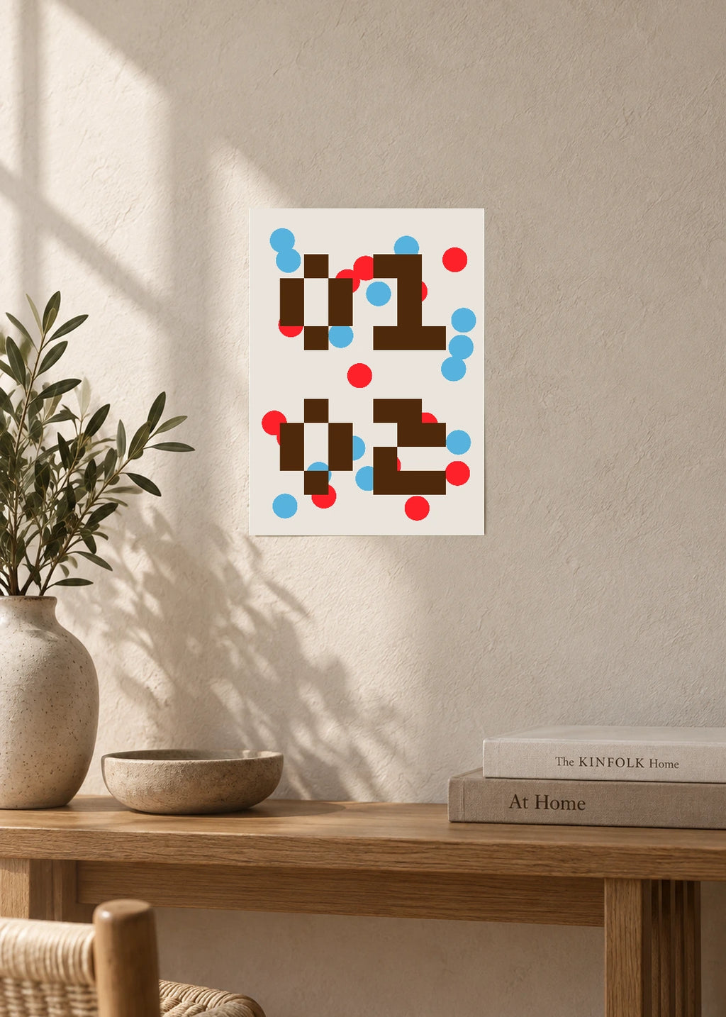 January 2 DAYMARK Poster — Offset Play — furniture