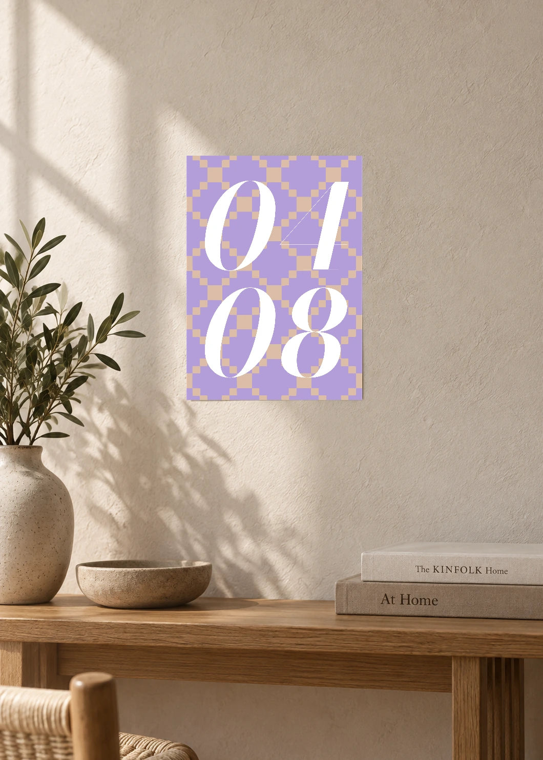 April 8 DAYMARK Poster — Ivory Weave — furniture