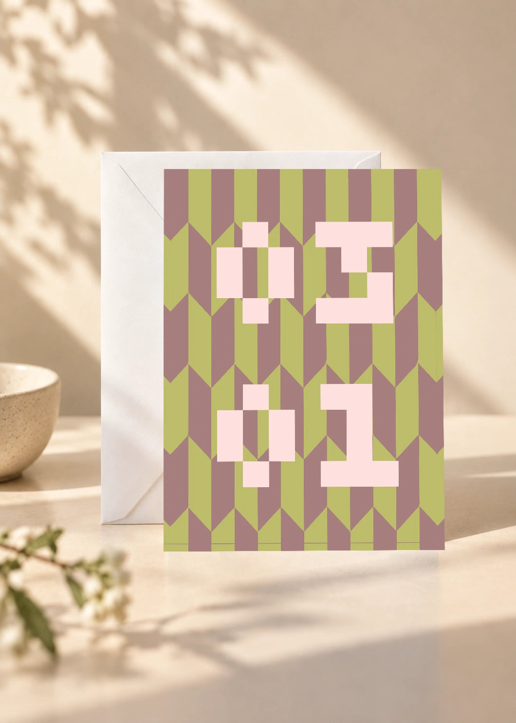 March 1 DAYMARK card — Dusty Pixels — scene 1